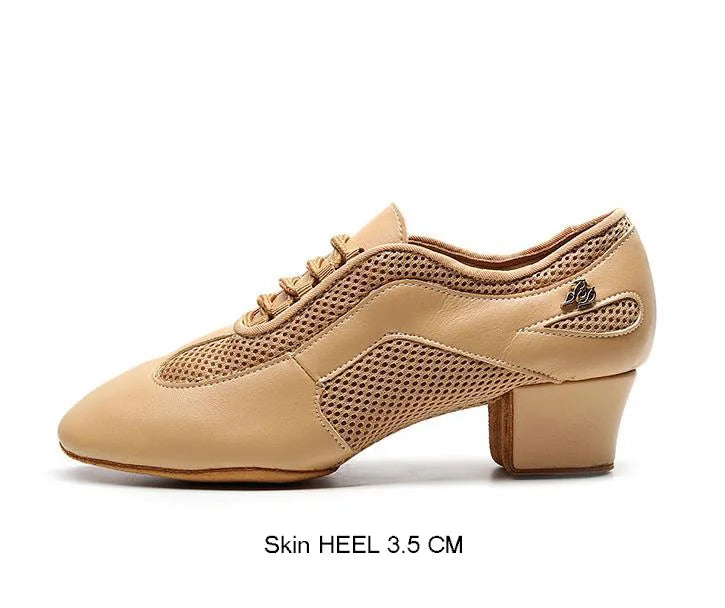 Scarpe da ballo latino donna, modello Alexia, colore color carne