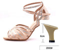 Women's Salsa Shoes, Daphné Model, Nude