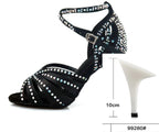 Women's Salsa Shoes, Daphné Model, Black