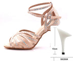 Women's Salsa Shoes, Daphné Model, Nude