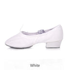 Zapatos de salsa para mujer, modelo Duende, color blanco