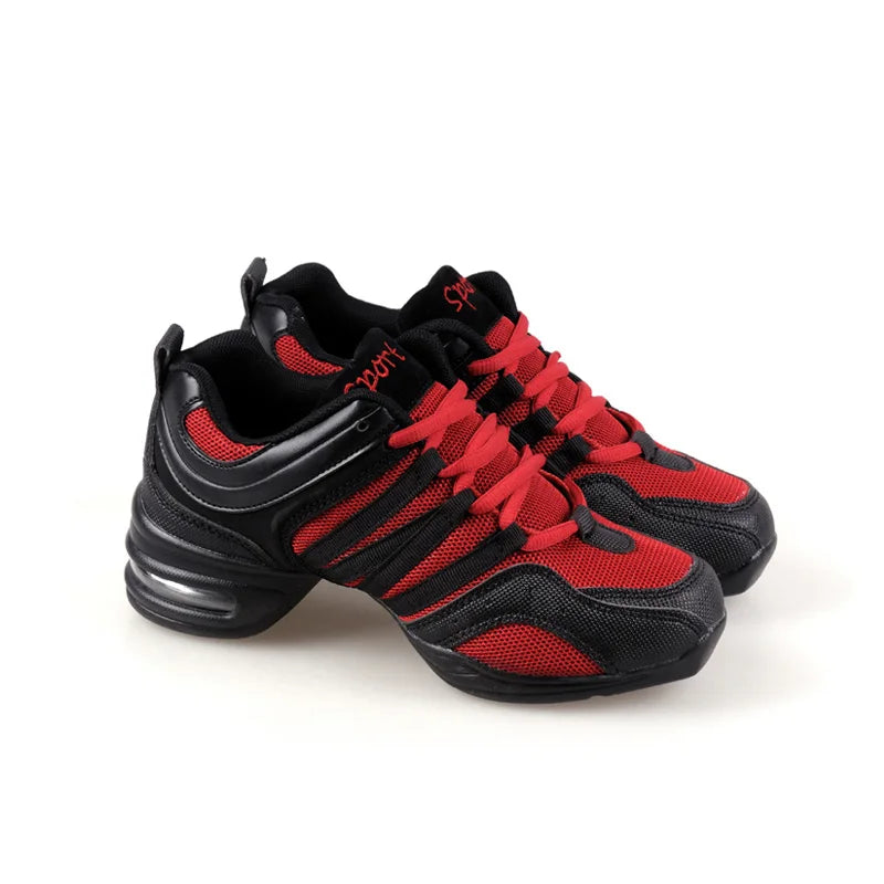 Chaussures de jazz femme, modèle Lantratov, coloris rouge