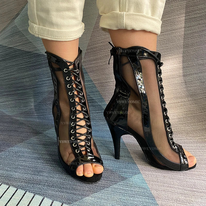 Salsa shoes for women, Alessia model, view 5