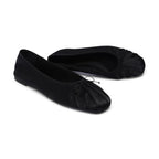 Ballerines femme en satin à nœud, modèle Lyubov, vue 2