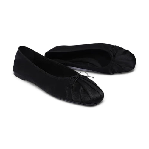 Ballerinas für Damen aus Satin mit Schleife, Modell Lyubov, Ansicht 2