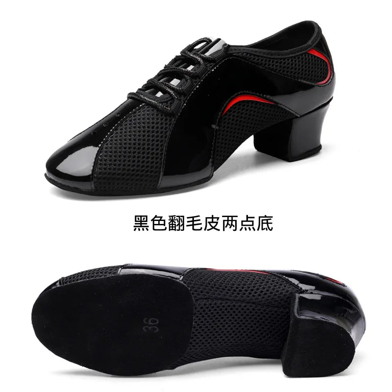 Gold Latin Dance Shoes, Rubber Sole, Nuria model, View 8
