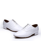 Chaussures de salsa homme, modèle Chiara, coloris blanc
