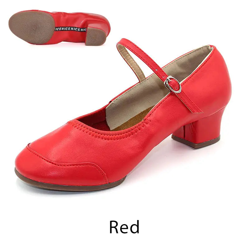 Tanzschuhe für Damen, Modell Lafontaine, Farbe Rot