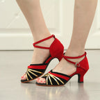 Zapatos de baile latino para mujer, modelo Arabesque, vista 5