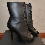 Chaussures de danse latine à talon 11 cm en PU, modèle Bessy, vue 2