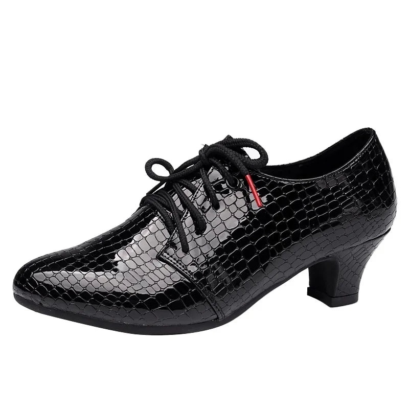 Souliers de tango femme, modèle Blandine, coloris noir