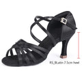 Lateinamerikanische Tanzschuhe Damen, Wildledersohle, Modell Dina, Ansicht 11