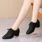 Chaussures de salsa femme à talon 3,5 ou 5 cm, modèle Freesia, vue 2