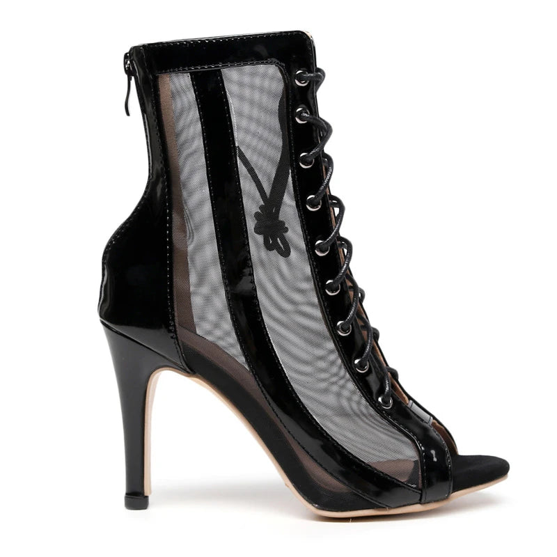 Chaussures de salsa femme noir, modèle Vyroubova