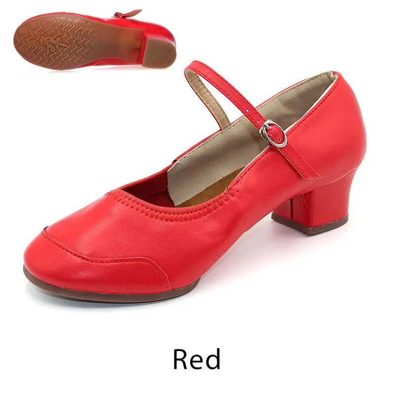 Tanzschuhe für Damen, Modell Lafontaine, Farbe Rot