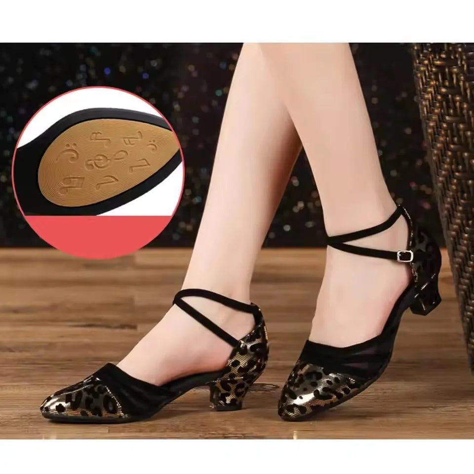 Chaussures de salsa femme, modèle Pauline, vue 17