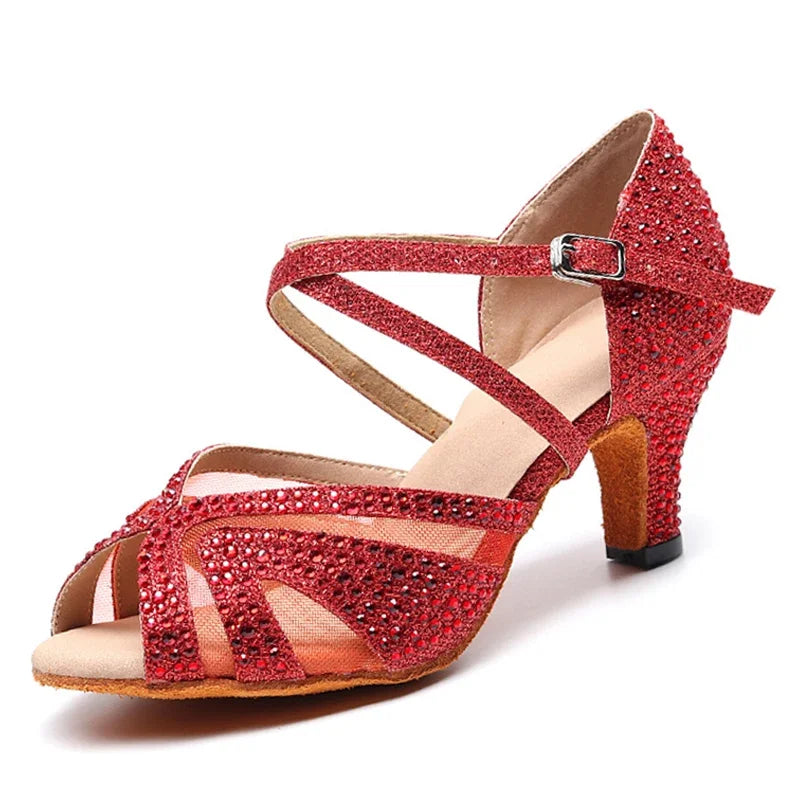 Salsa shoes for women, Budapest model, view 5