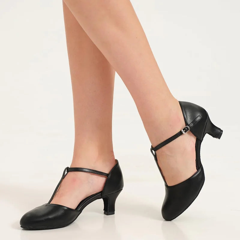Souliers de tango femme, modèle Larisa, coloris noir