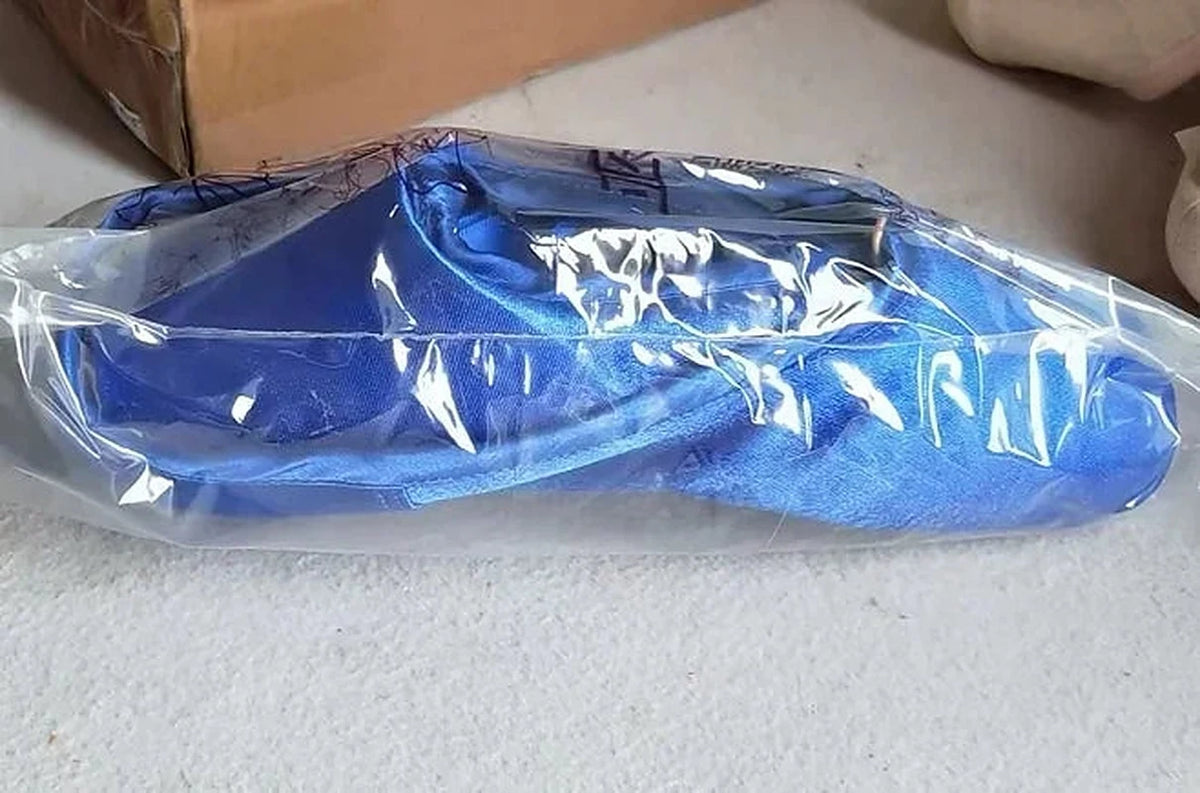 Pointes de ballet colorées pour danse classique, modèle Concetta, coloris bleu foncé