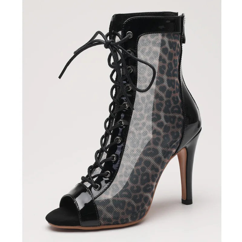 Bottines de danse femme à talon, modèle Cristina