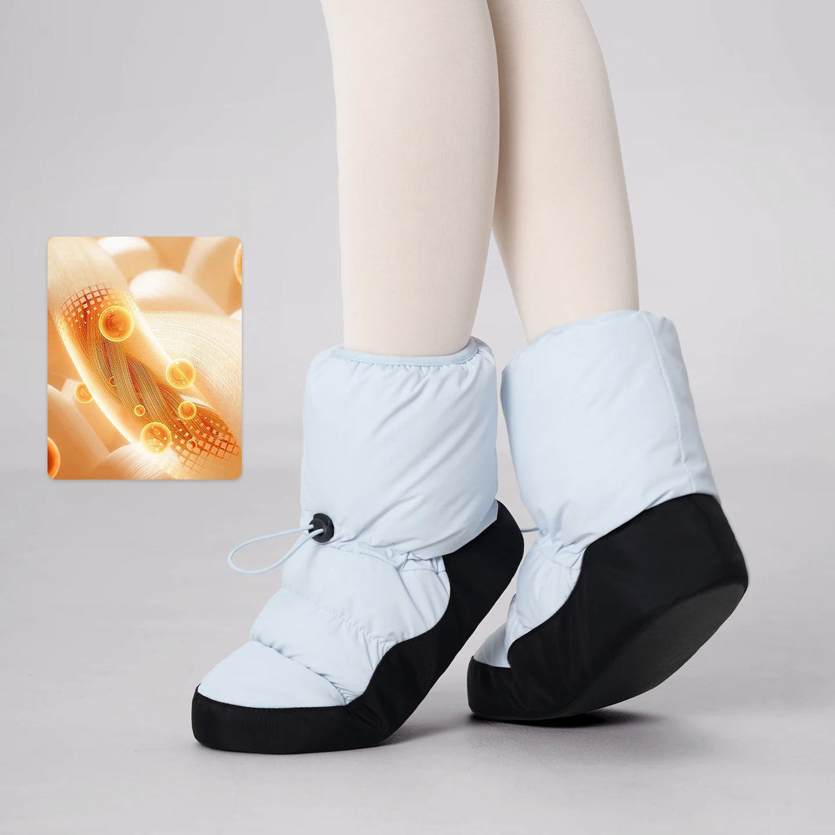 Bottines d'échauffement pour danse classique, modèle Variation, vue 6