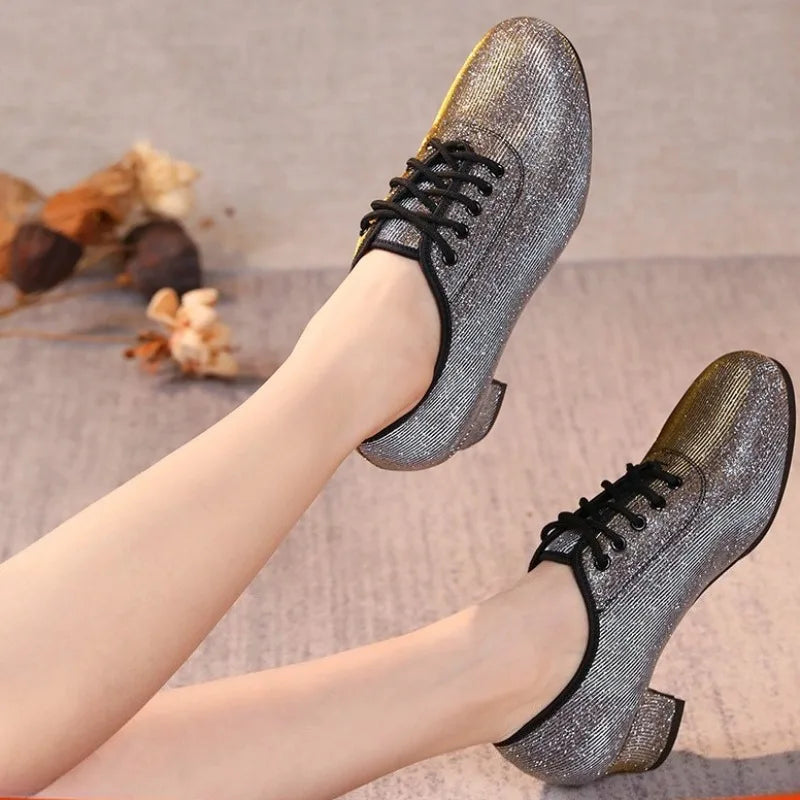 Closed-toe heeled ballroom dance shoes, Agrafena model, view 5