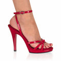 Women's dance shoes, Elena model, red colorway