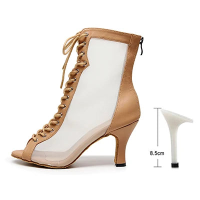 Women's salsa shoes, Umberta model, beige