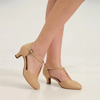 T-strap dance shoes with rubber sole, Varsovie model, view 7