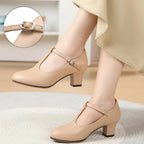 T-strap dance shoes with rubber sole, Varsovie model, view 9