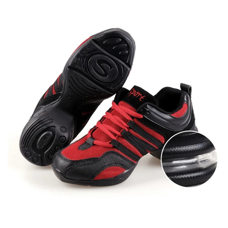 Women's jazz shoes, Lantratov model, red, sole view