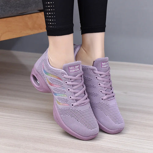 Jazzsneakers til damer i mesh, model Fernando, billede 2
