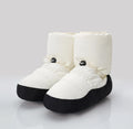 Bottines d'échauffement pour danse classique, modèle Variation, coloris blanc