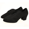 Women's salsa shoes, Moscou model, black color