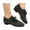 Chaussures de jazz femme en maille à lacets, modèle Farruca