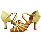 Women's Latin Dance Shoes, Lorenza model, View 4