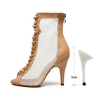 Women's salsa shoes, Umberta model, beige