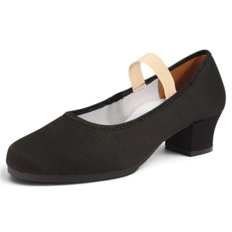 Charakterschuhe für Damen mit 3 cm Absatz, Modell Entrechat, Ansicht 2