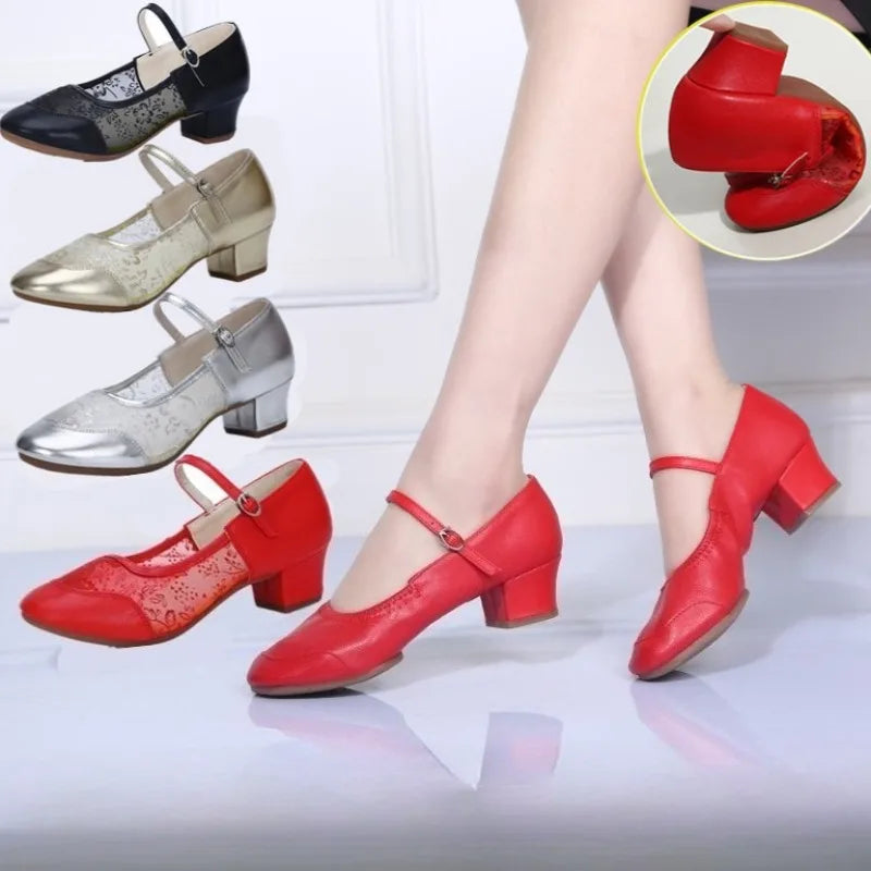 Women's dance shoes, Aria model, view 2
