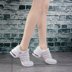 Women's soft jazz shoes, Malaga model, view 4