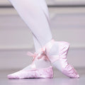 Klassieke balletschoentjes dames satijn, model Diego, kleur roze