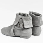 Salsaschuhe Damen aus Wildleder, Modell Florence, Farbe Grau