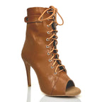 High-heel Latin dance ankle boots, Natalya model
