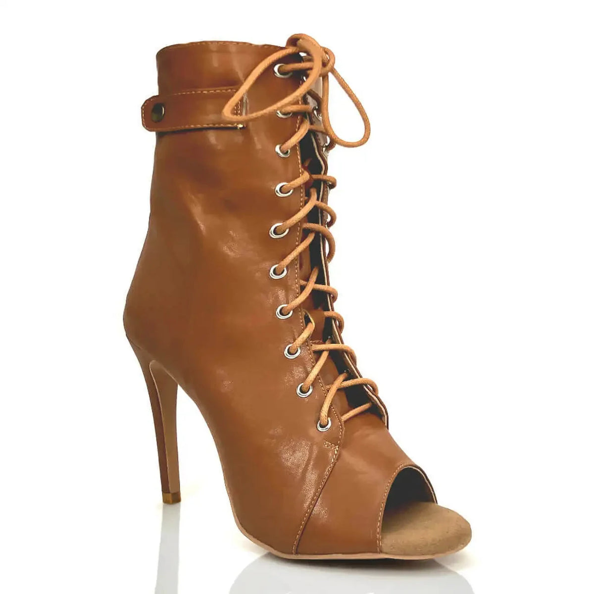 High-heel Latin dance ankle boots, Natalya model