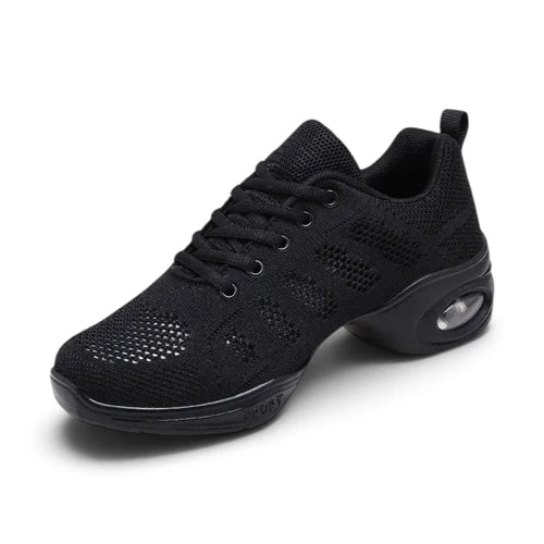 Lette og åndbare sorte jazzsneakers, model Nadezhda