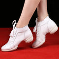 Women's jazz shoes, Ursula model, white color