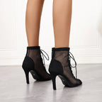 Black salsa shoes for women, Zucchi model, view 4