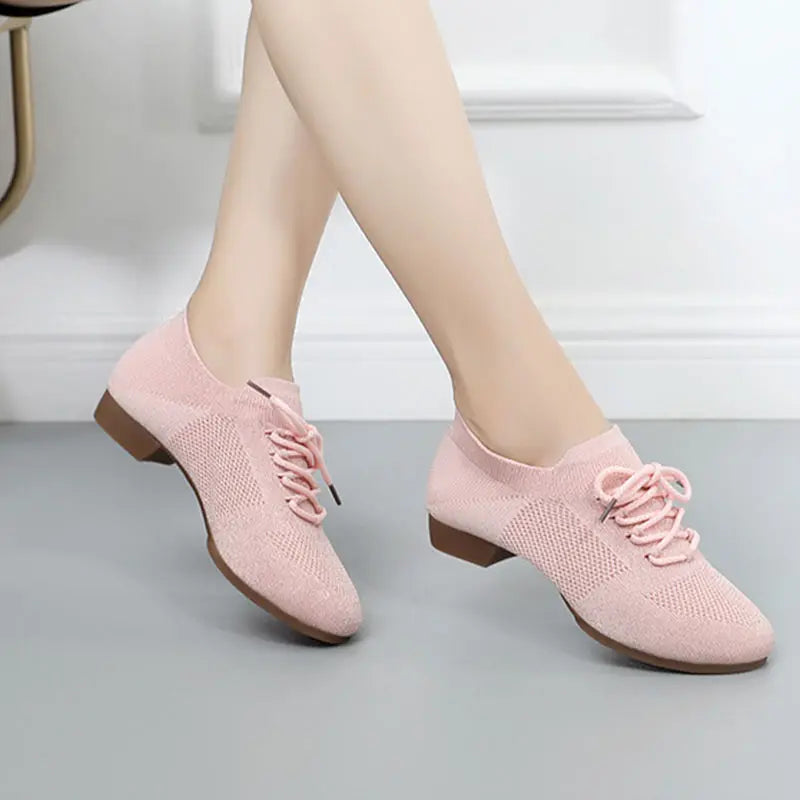 Women's knit dance shoes, Tereshkina model, view 2
