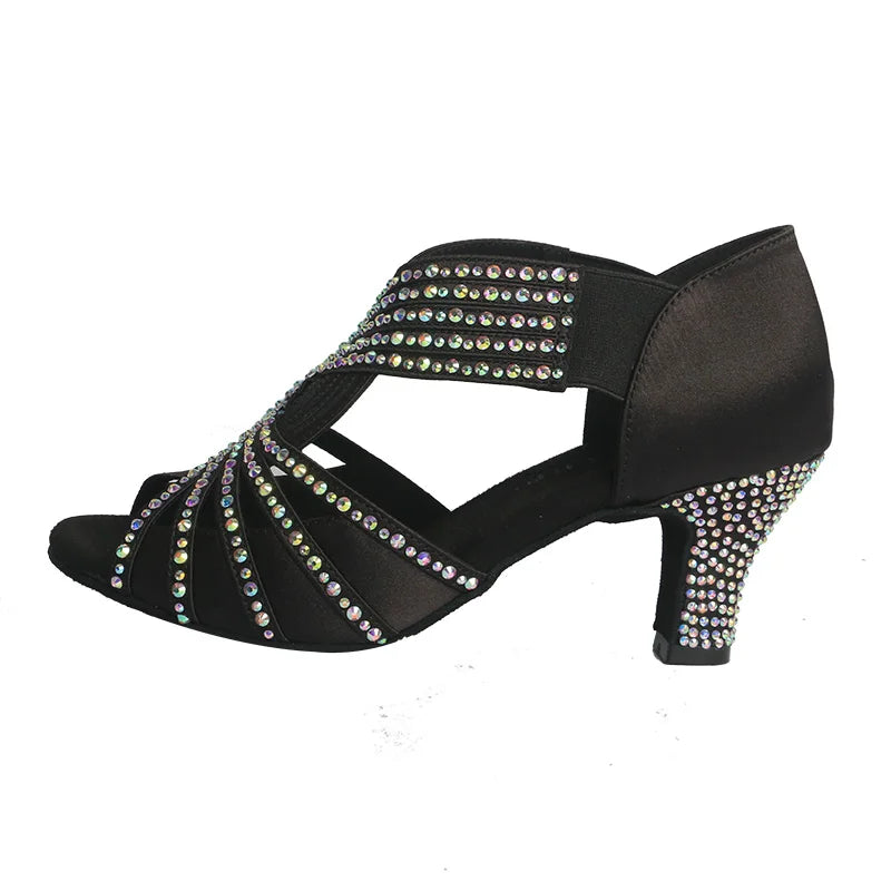 Women's salsa shoes, Masha model, black