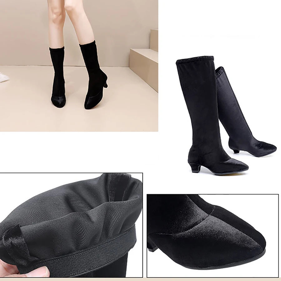 Latein-Tanzstiefel mit 3,5 oder 5,5 cm Absatz, Modell Battement, Ansicht 6